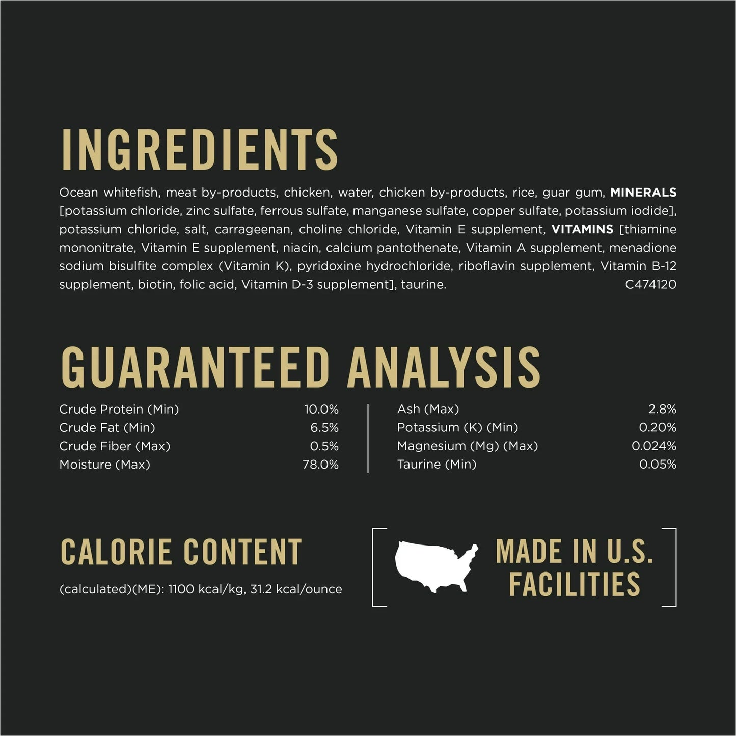 Purina Pro Plan Urinary Tract Health Ocean Whitefish Entree Classic (3oz) - Pro Plan Wet Cat Food - The Family Pet