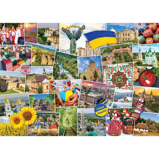 Ukraine Globetrotter 1000 Piece Jigsaw Puzzle Eurographics