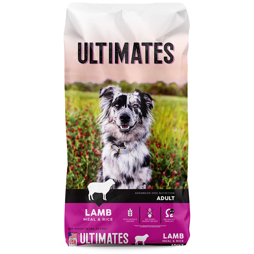 Ultimates Adult Lamb Meal & Brown Rice Dry Dog Food (28lb)