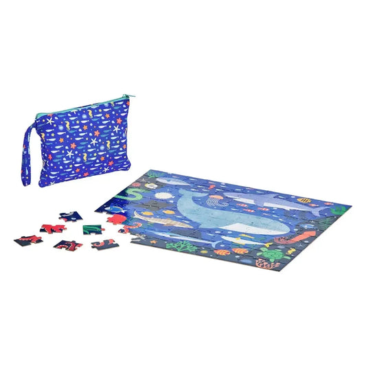 Under the Sea "On-the-Go" 49 Piece Double-Sided Jigsaw Puzzle Chronicle