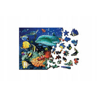 Underwater Adventures 200 Piece Wood Jigsaw Puzzle Wooden City