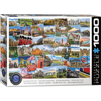 United Kingdom Globetrotter 1000 Piece Jigsaw Puzzle Eurographics
