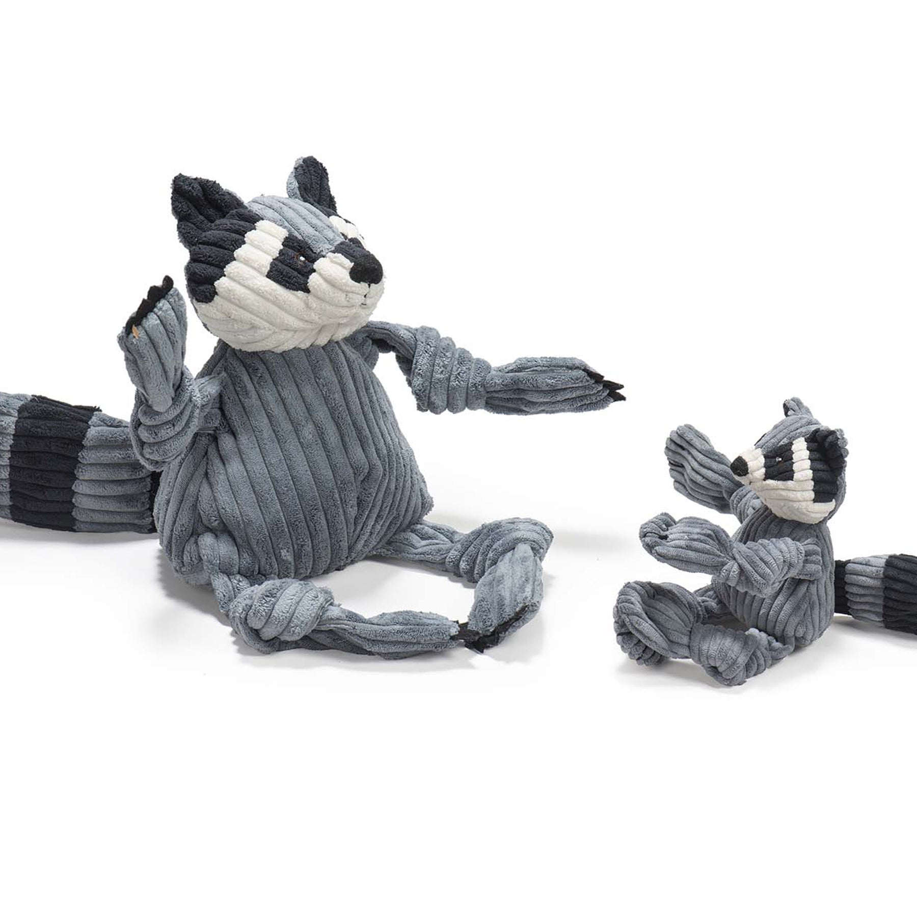 Dog Toy Reggie Raccoon Knottie Plush Toy for Daily Use Essen - main product image for dog toy
