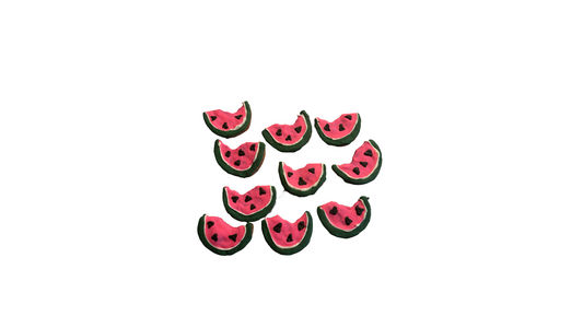 Organic Watermelon Dog Cookies