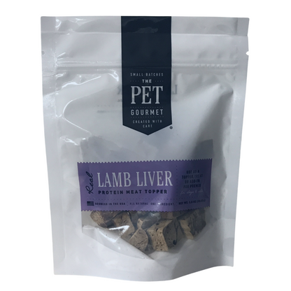 Freeze Dried Lamb Liver Dog Treats 8 Oz 🐑