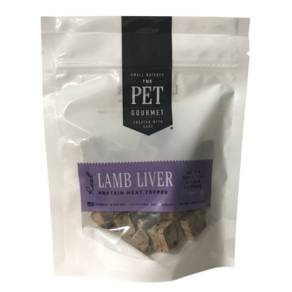 Freeze Dried Lamb Liver Dog Treats 8 Oz 🐑
