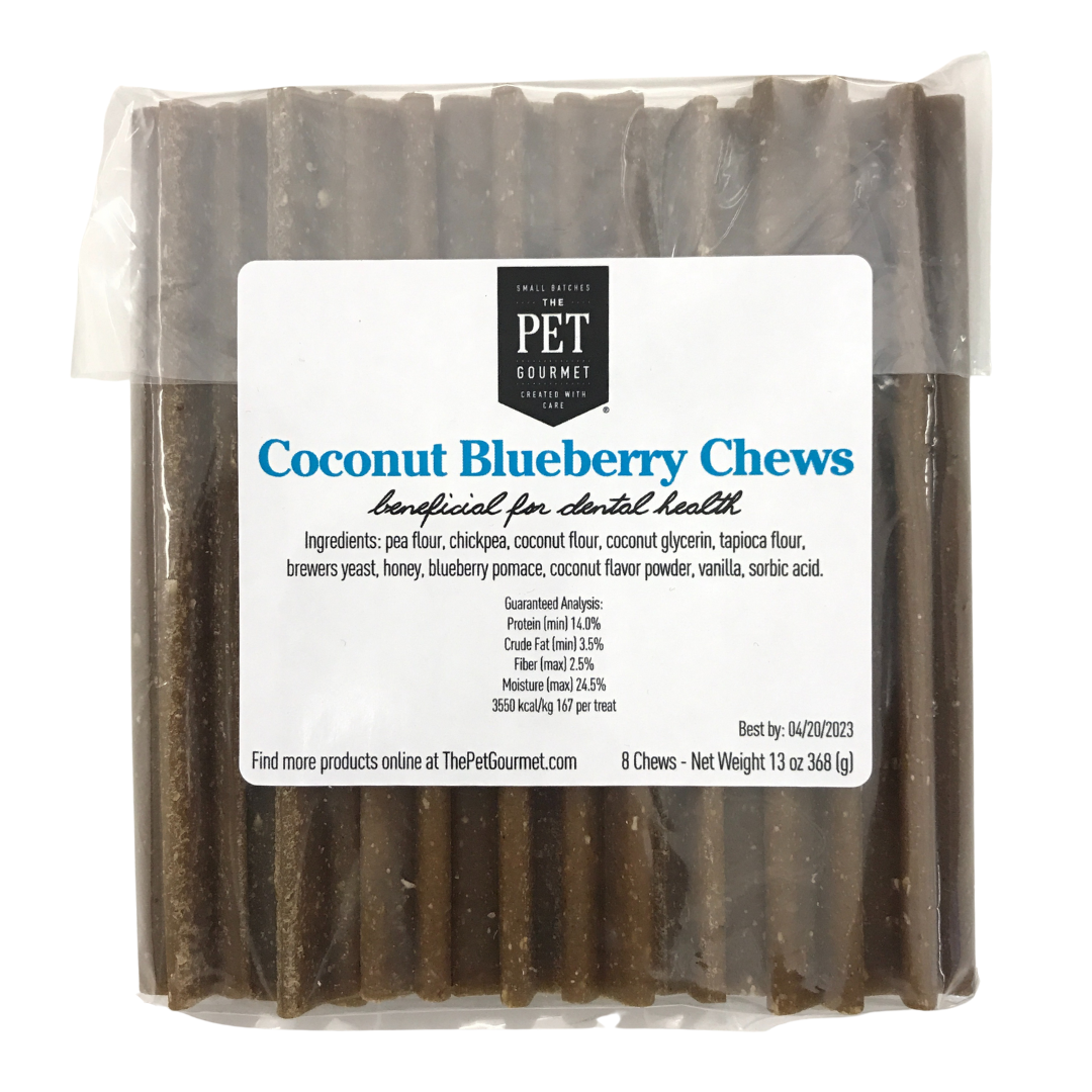 Coconut Blueberry Chew 8 Pack - Purrfect Pet Kingdom