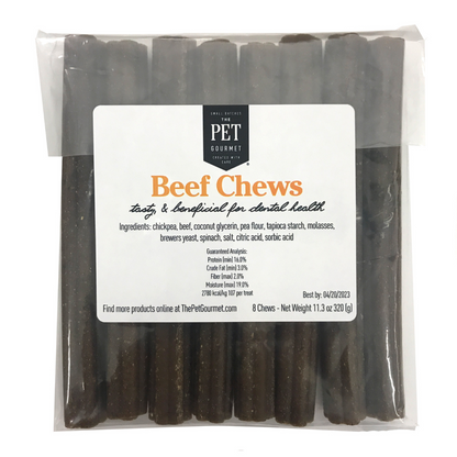 Beef Chew Packs - The Pet Gourmet® - 8 - Pack - sku - 44280258953466