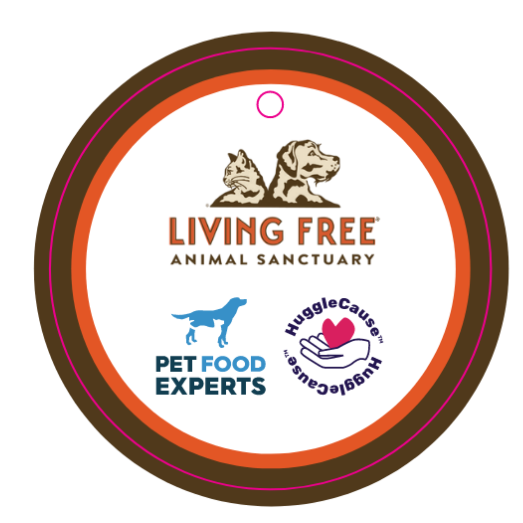 Dog Toy HuggleCause Living Free Animal Sanctuary Little Tyke - gallery product image for dog toy