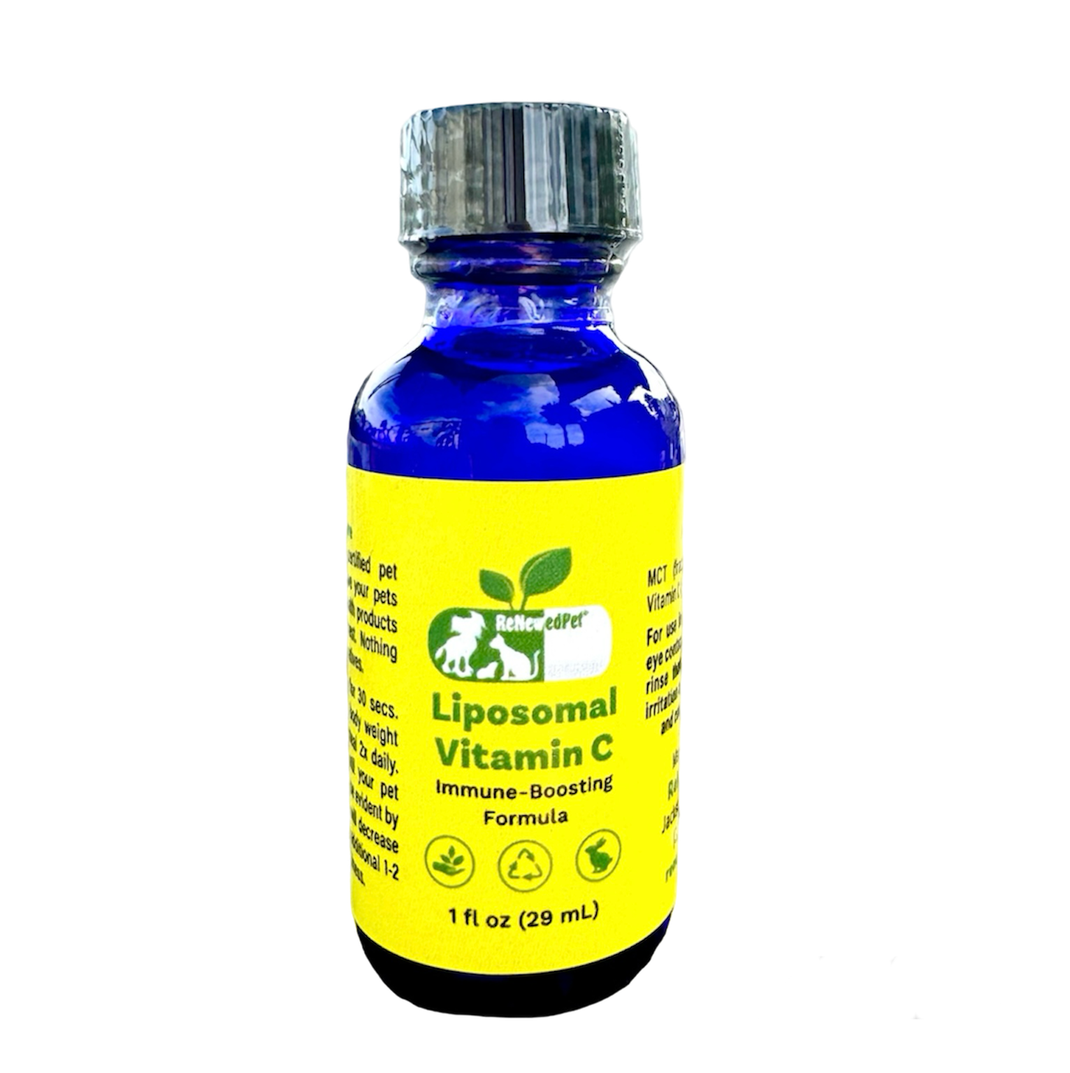 IMMUNE HEALTH / Liquid Pet Vitamin - C - Health Products 4 All - ReNewedPet - 1 OZ. ($15.95/oz.) - VITC1OZ