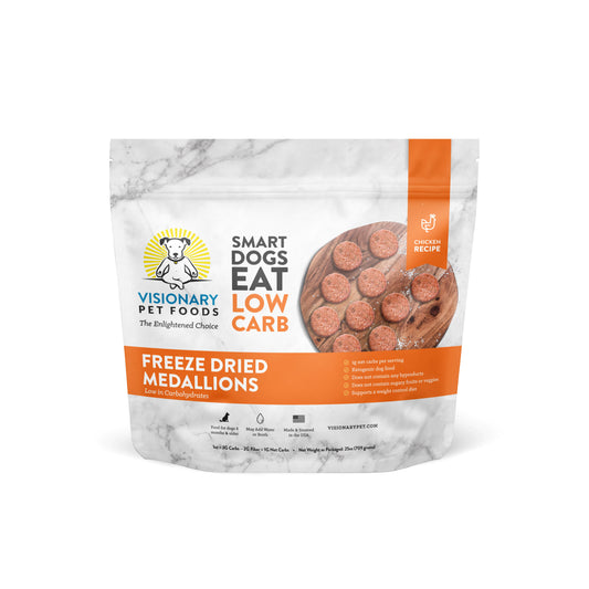 Freeze Dried Food| - Chicken Recipe | 25oz Bag - Dog Food - Visionary Pet Foods