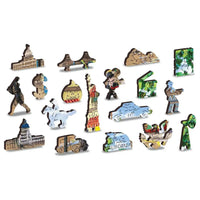 Victorian Street 400 Piece Wood Jigsaw Puzzle Wooden City