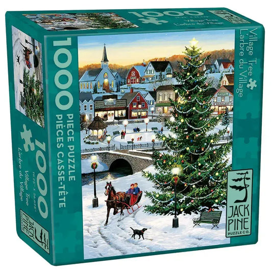 Village Tree 1000 Piece Jigsaw Puzzle Jack Pine