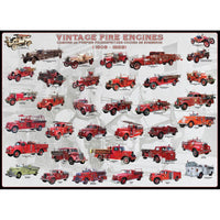Vintage Fire Engines 1000 Piece Jigsaw Puzzle Eurographics