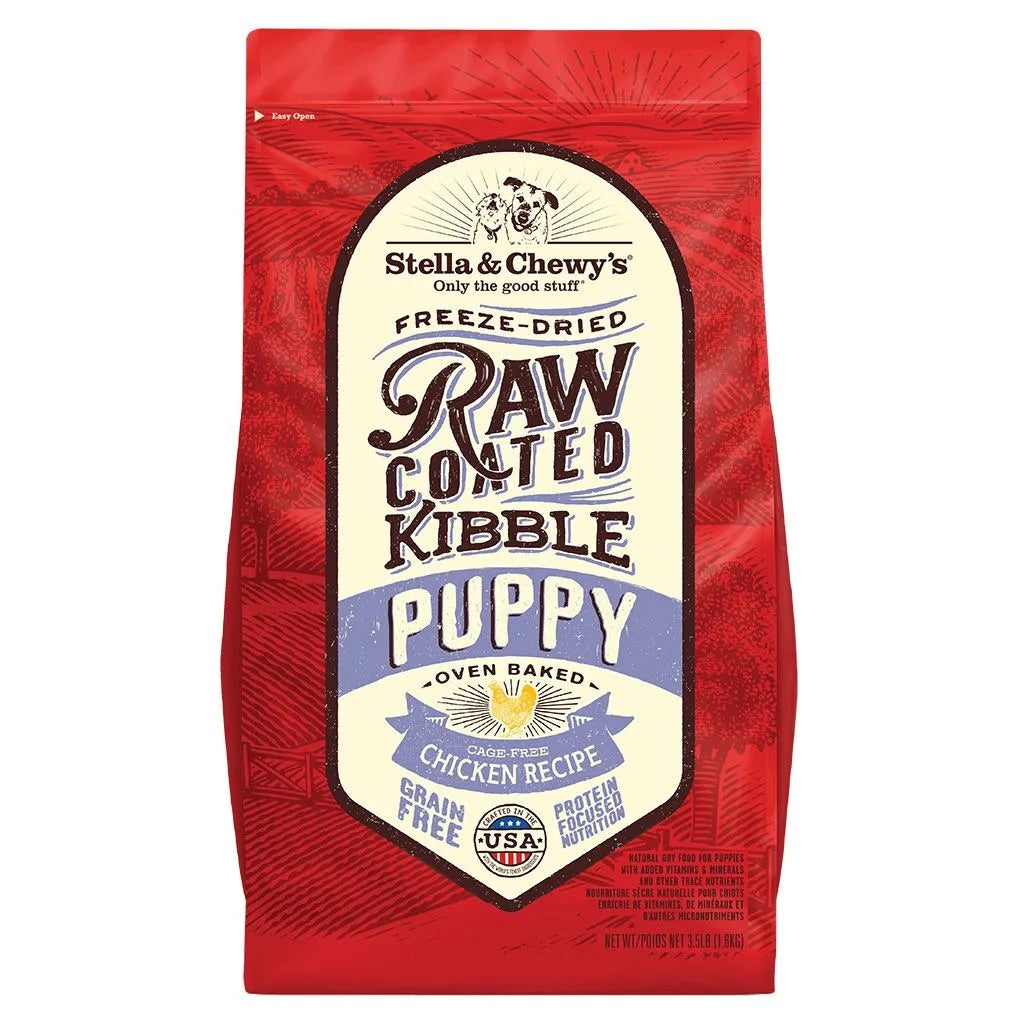 Stella & Chewy’s Raw Coated Chicken Puppy Food (3.5lb) - Stella & Chewy's Dry Dog Food - The Family Pet