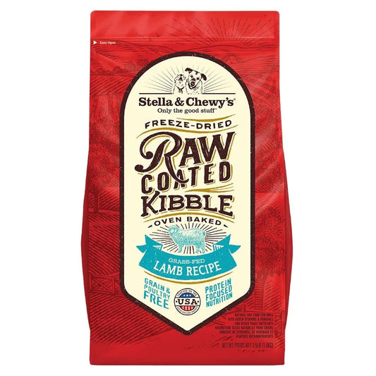 Dog Food Dry Raw Coated Lamb 3.5lb Stella Chewy's 🐑