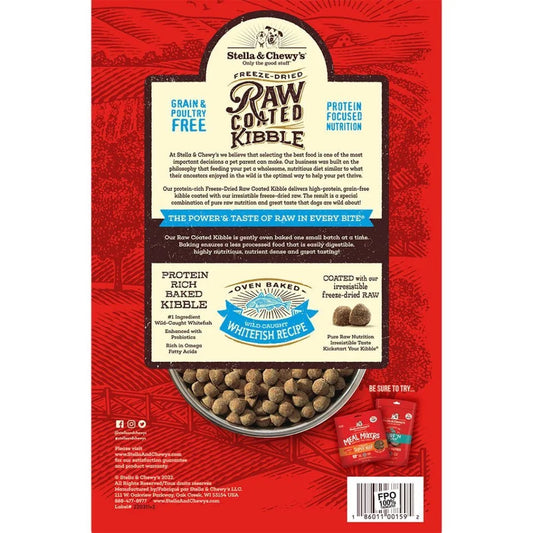 Stella & Chewy's Wild Caught Whitefish Raw Coated Kibble Dried Dog Food (3.5lb) - Dry Dog Food - The Family Pet