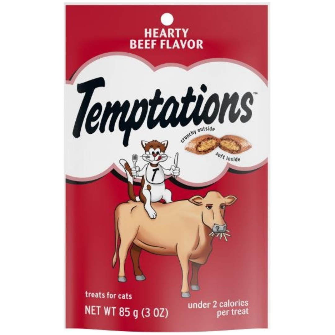 Whiskas Temptations Hearty Beef (3 oz) - Whiskas Cat Food - Farmacias Savia - Default Title - 58496723026