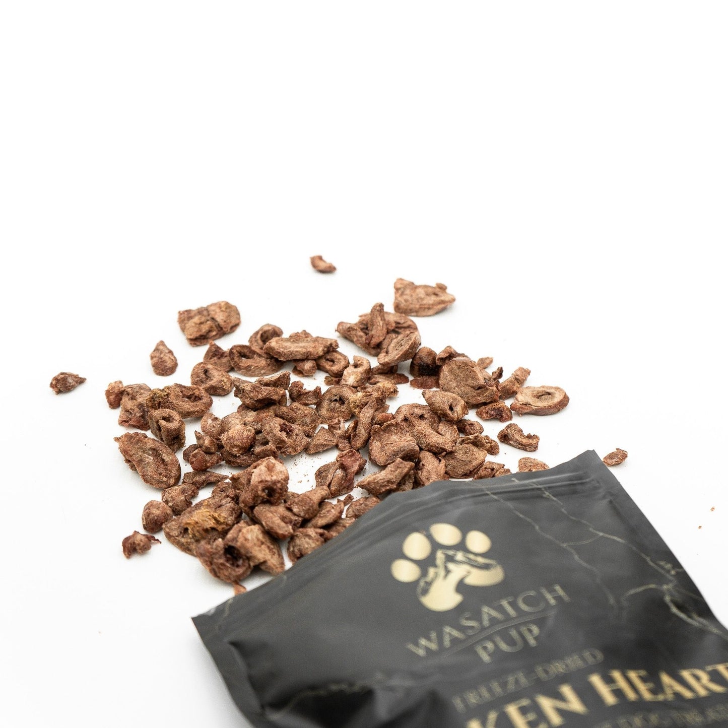 Freeze - Dried Chicken Heart | Single Ingredient Dog Treats - Wasatch Pup