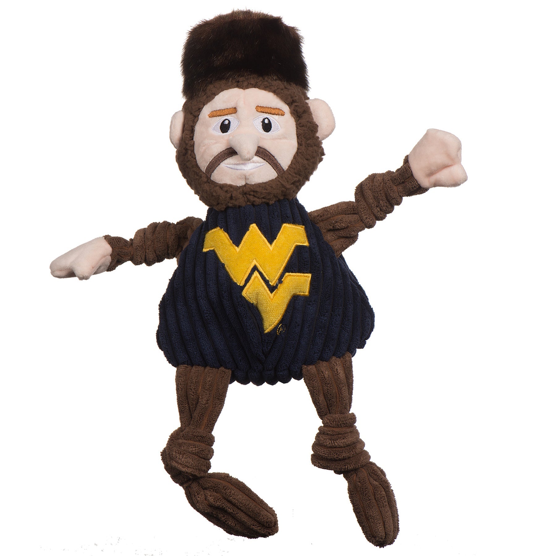 Dog Toy NCAA West Virginia University Mountaineer Knottie - main product image for dog toy