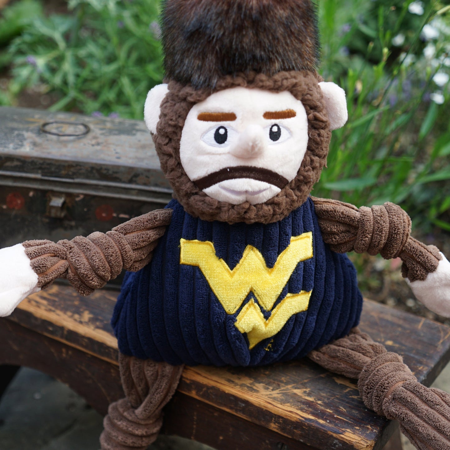 Dog Toy NCAA West Virginia University Mountaineer Knottie - gallery product image for dog toy