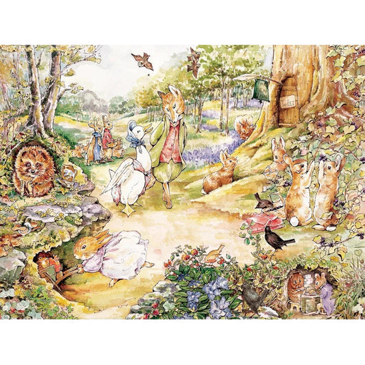 Walk in the Woods Peter Rabbit 1000 Piece Jigsaw Puzzle NYPC