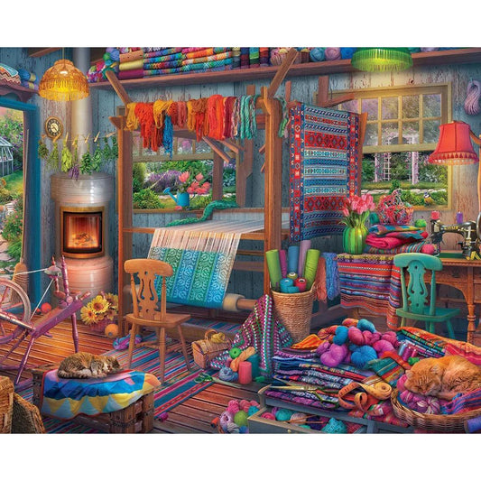 Weaver's Cottage 1000 Piece Jigsaw Puzzle Springbok