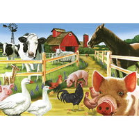Welcome to the Farm 36 Piece Floor Jigsaw Puzzle Cobble Hill
