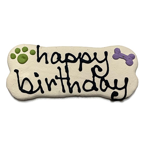 Dog Treats: Birthday Bones for Royal Dog Rewards - premium dog treat from Purrfect Pet Kingdom