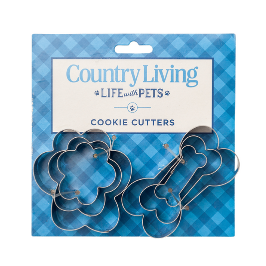 Country Living 6-Piece Stainless Steel Cookie Cutter Set (3