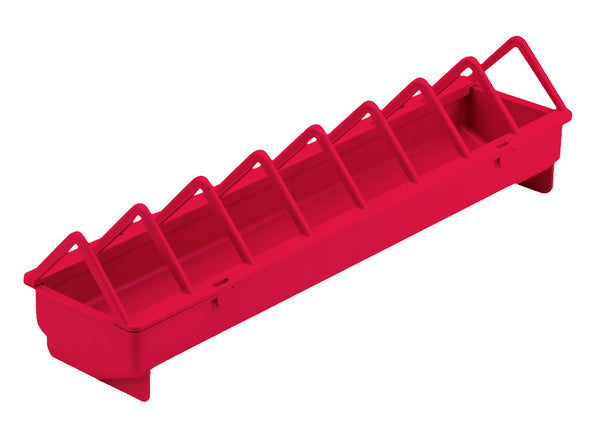 Little Giant Plastic Poultry Trough Feeder - 20 Inch Wide Spacing for Chickens & Ducks