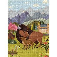 Wild & Wooly 500 Piece Jigsaw Puzzle Gibbs Smith