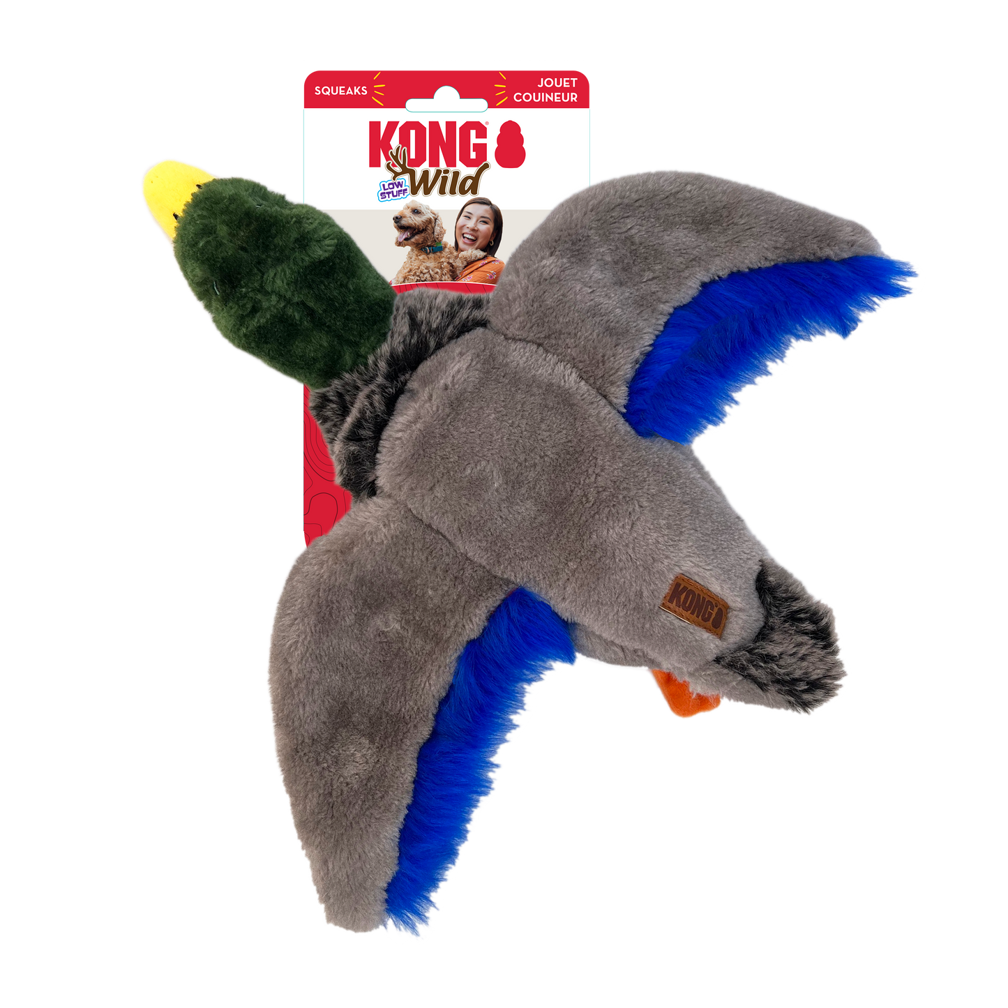 KONG Wild Low Stuff Mallard Medium