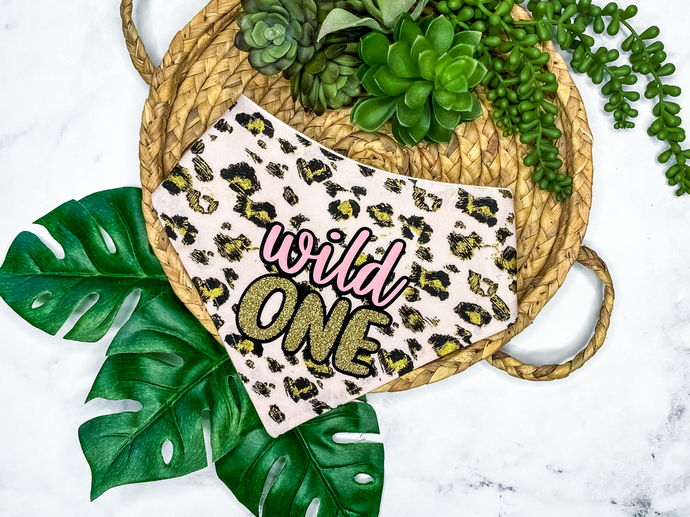 "Wild One" Birthday Dog Bandana