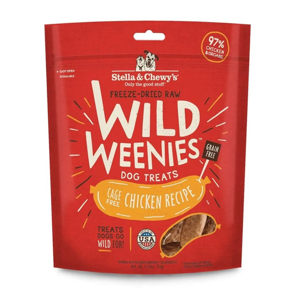 Stella & Chewy’s Freeze Dried Wild Weenies Chicken Dog Treats (11.5oz)