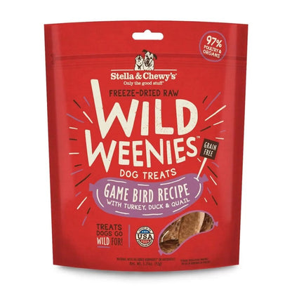 Stella & Chewy’s Freeze Dried Wild Weenies Game Bird Dog