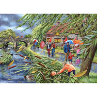 Wind at the Willows 1000 Piece Jigsaw Puzzle HOP