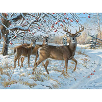 Winter Deer 500 Piece Jigsaw Puzzle Cobble Hill