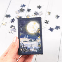 Winter Night 99 Piece Mini Jigsaw Puzzle Trevell