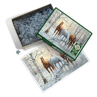 Winter Trio 1000 Piece Jigsaw Puzzle Cobble Hill
