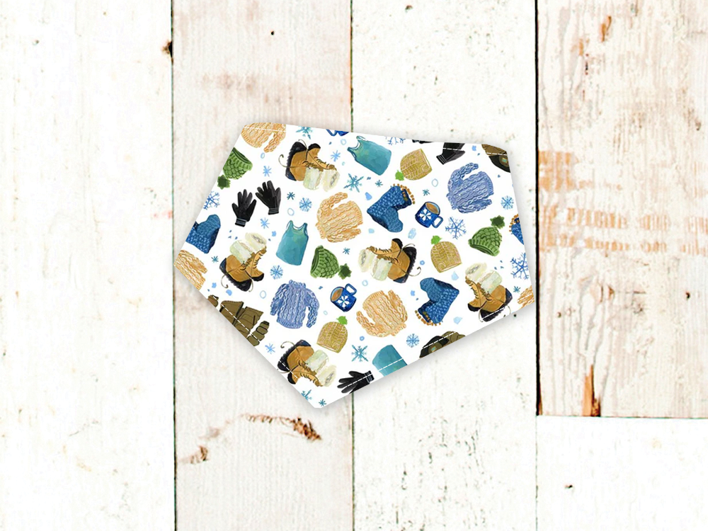 "Winter Weather" Dog Bandana