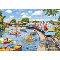 Wish You Were Here Set of 4 500 Piece Jigsaw Puzzles Gibsons