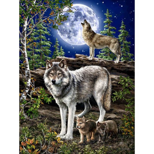 Wolf Pack 500 Piece Jigsaw Puzzle Springbok