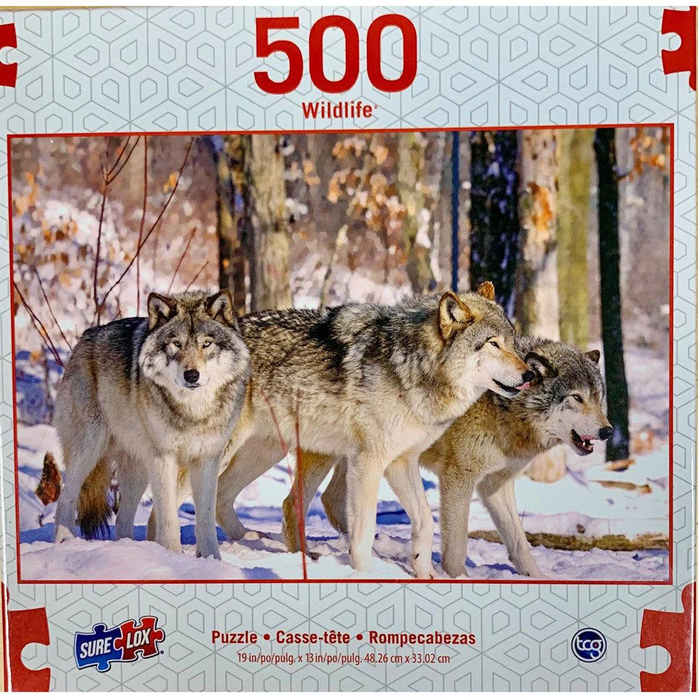Wolves Wildlife 500 Piece Jigsaw Puzzle Sure Lox