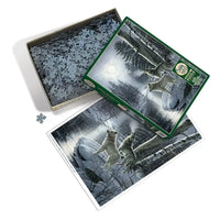 Wolves by Moonlight 1000 Piece Jigsaw Puzzle Cobble Hill