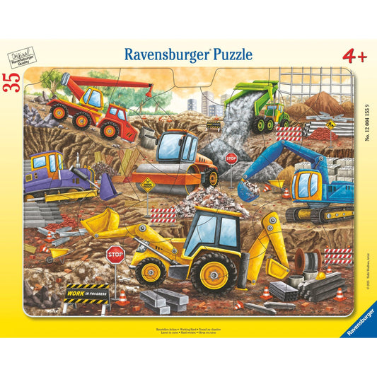 Working Hard 35 Piece Tray Jigsaw Puzzle Ravensburger