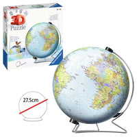 World Globe with Stand 550 Piece 3D Jigsaw Puzzle Ravensburger