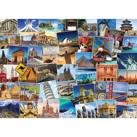 World Globetrotter 1000 Piece Jigsaw Puzzle Eurographics