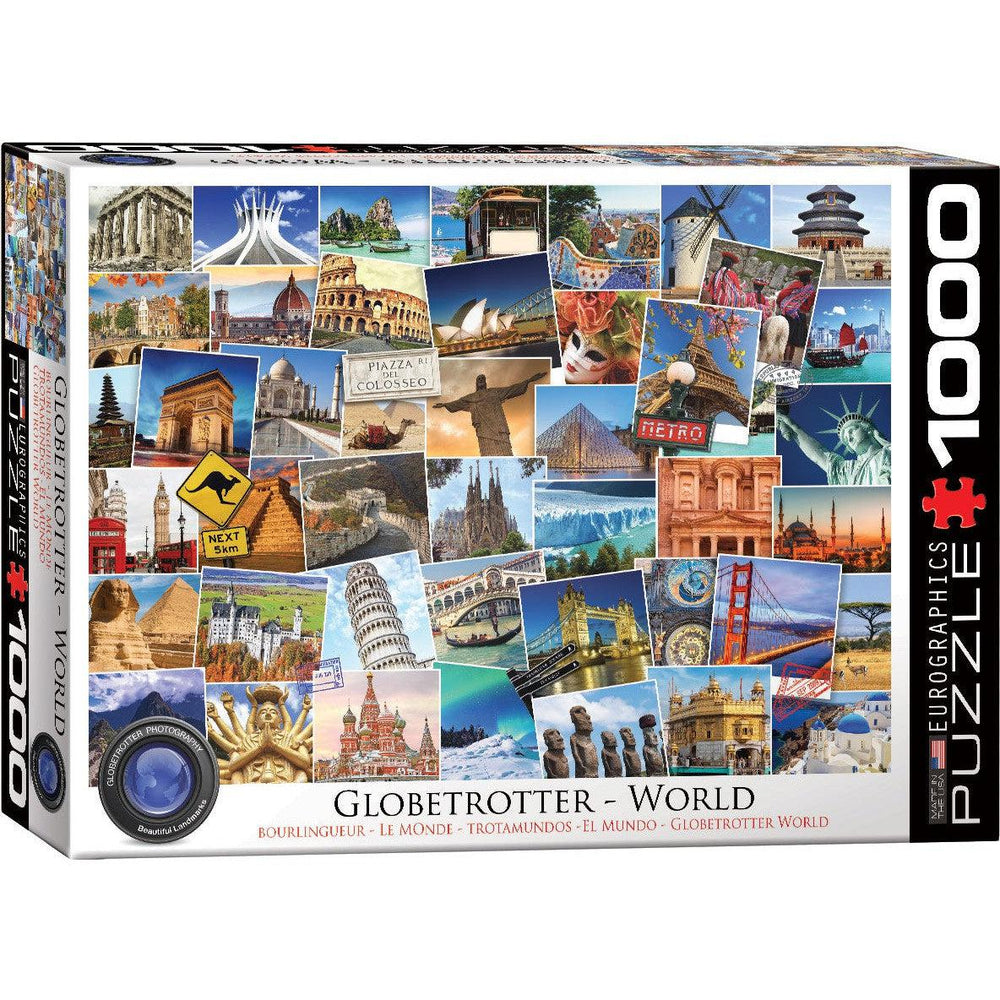 World Globetrotter 1000 Piece Jigsaw Puzzle Eurographics