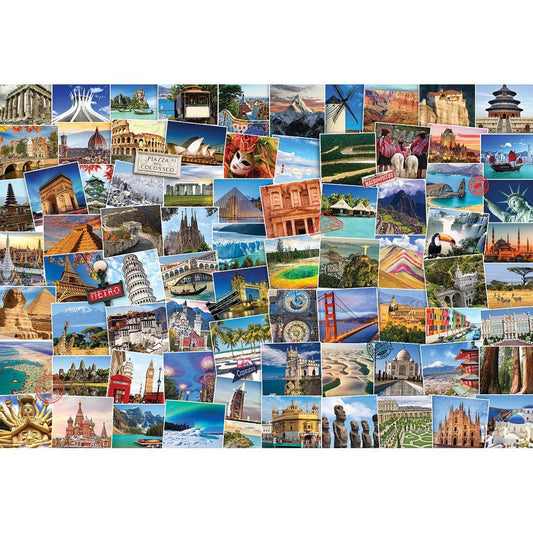 World Globetrotter 2000 Piece Jigsaw Puzzle Eurographics